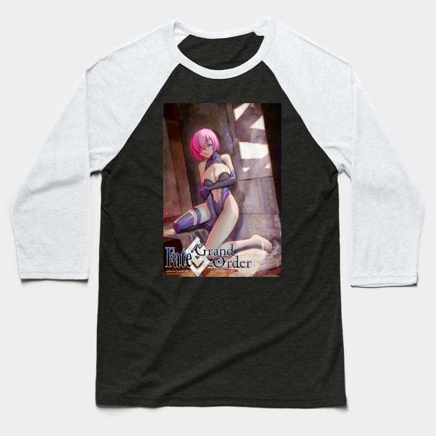 FGO series - 2 Shielder Baseball T-Shirt by yugenNovel
